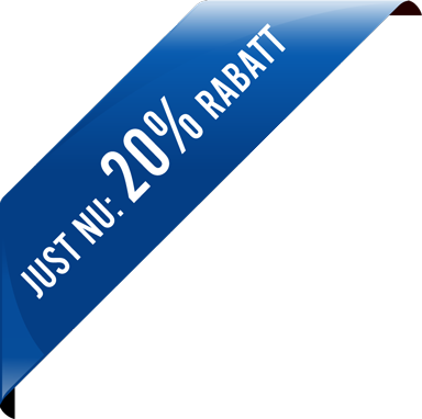 Just nu 20% rabatt