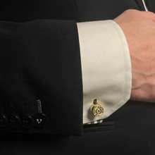 Manschettknappar av kulhylsor